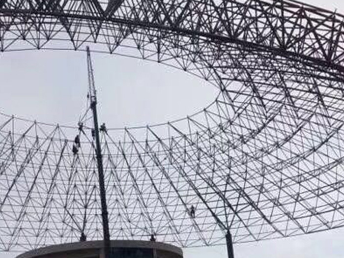 周口篮球馆球形网架厂家价格